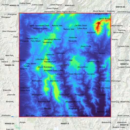 Jiggi 1m Digital Elevation Model (H5607-1)