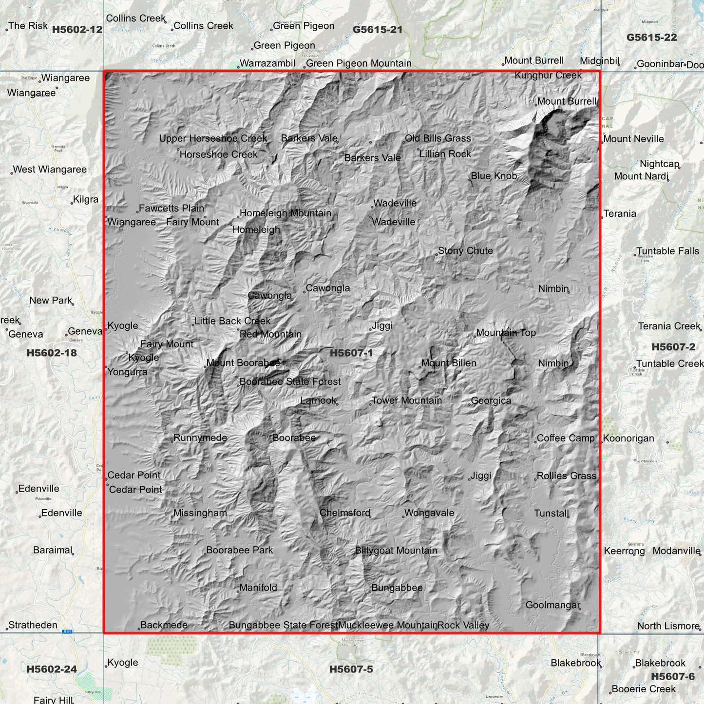 Jiggi 1m Digital Elevation Model (H5607-1)