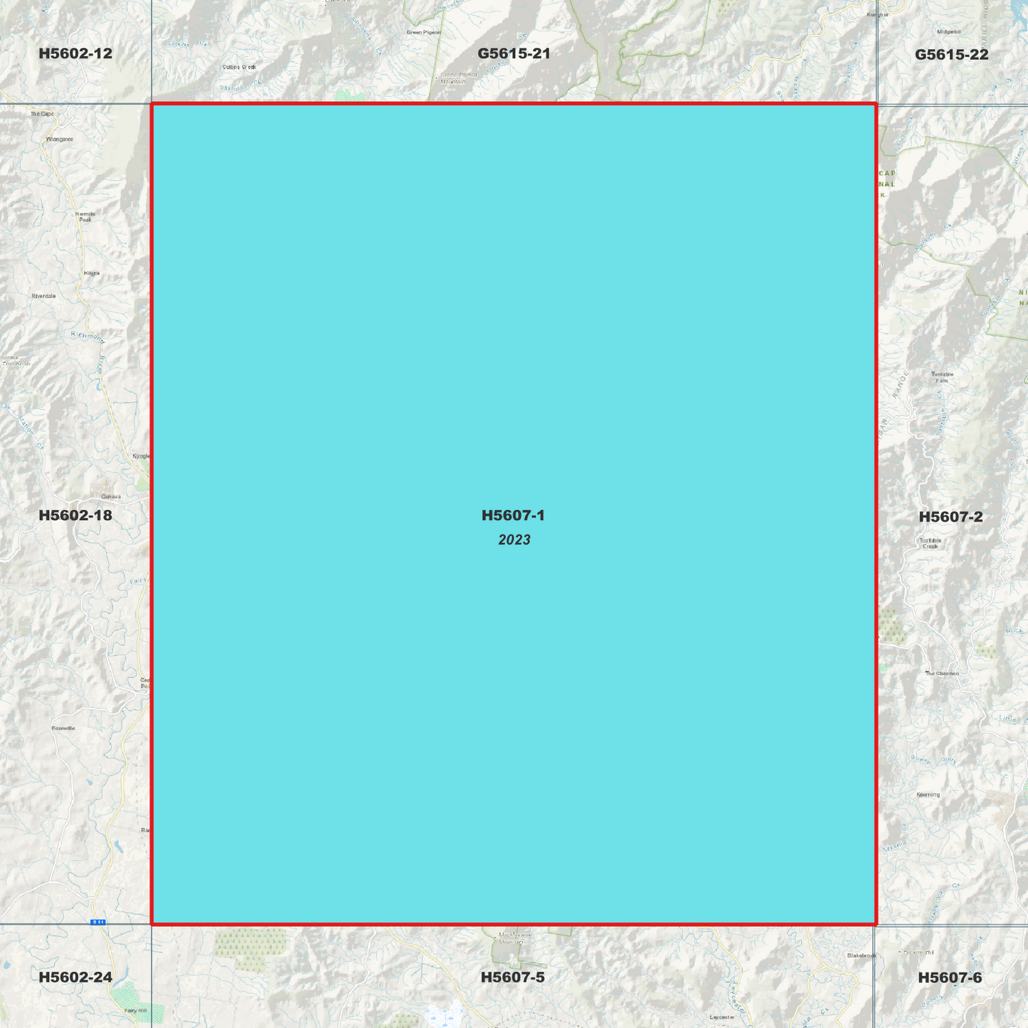 Jiggi 1m Digital Elevation Model (H5607-1)