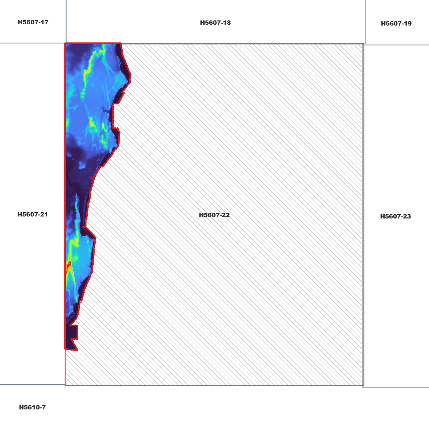 Wooli 1m Digital Elevation Model (H5607-22)