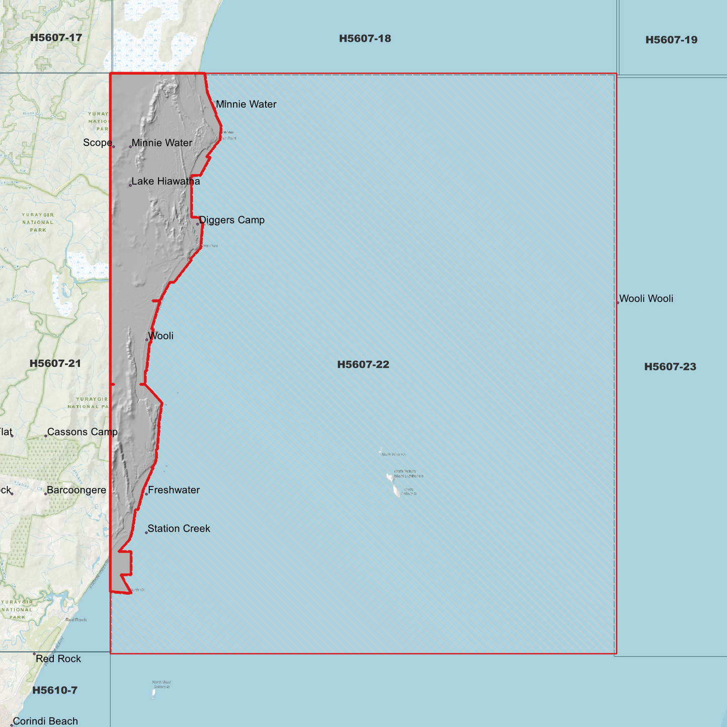Wooli 1m Digital Elevation Model (H5607-22)