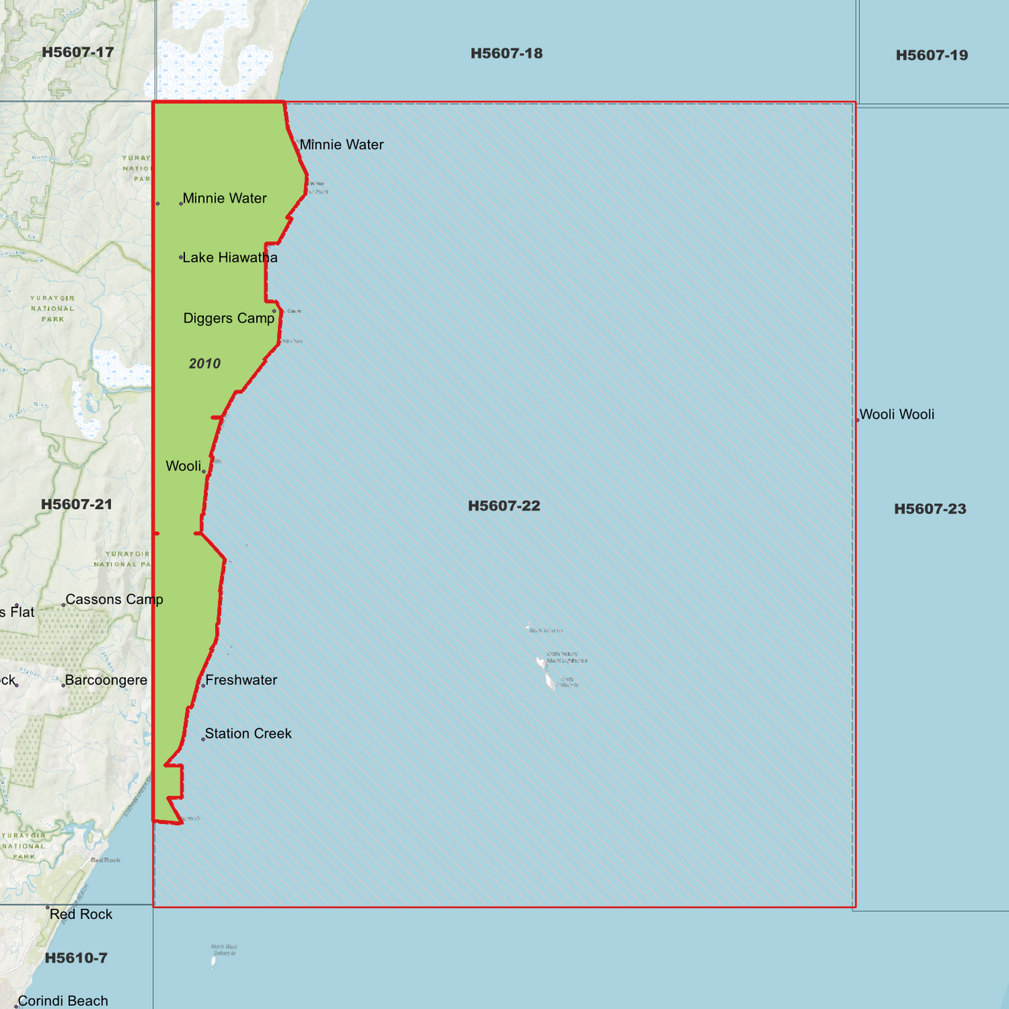 Wooli 1m Digital Elevation Model (H5607-22)