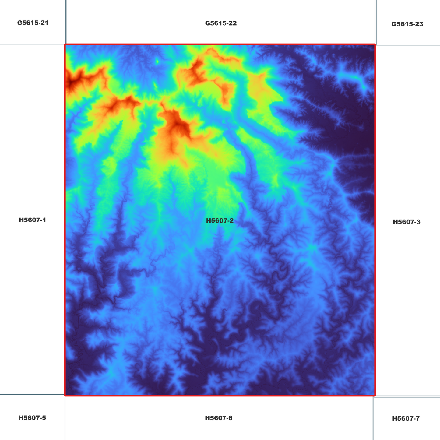 Whian 1m Digital Elevation Model (H5607-2)