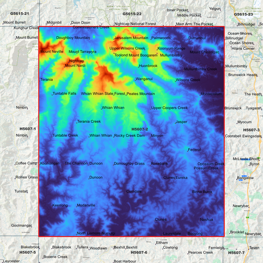 Whian 1m Digital Elevation Model (H5607-2)