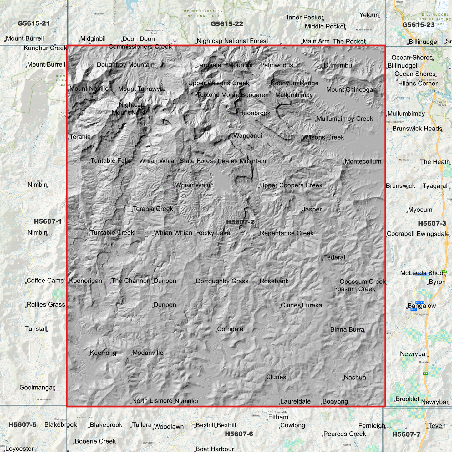 Whian 1m Digital Elevation Model (H5607-2)