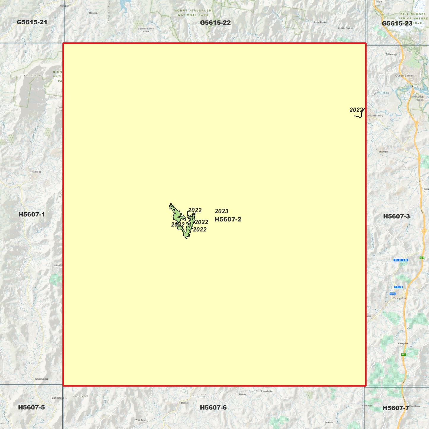 Whian 1m Digital Elevation Model (H5607-2)
