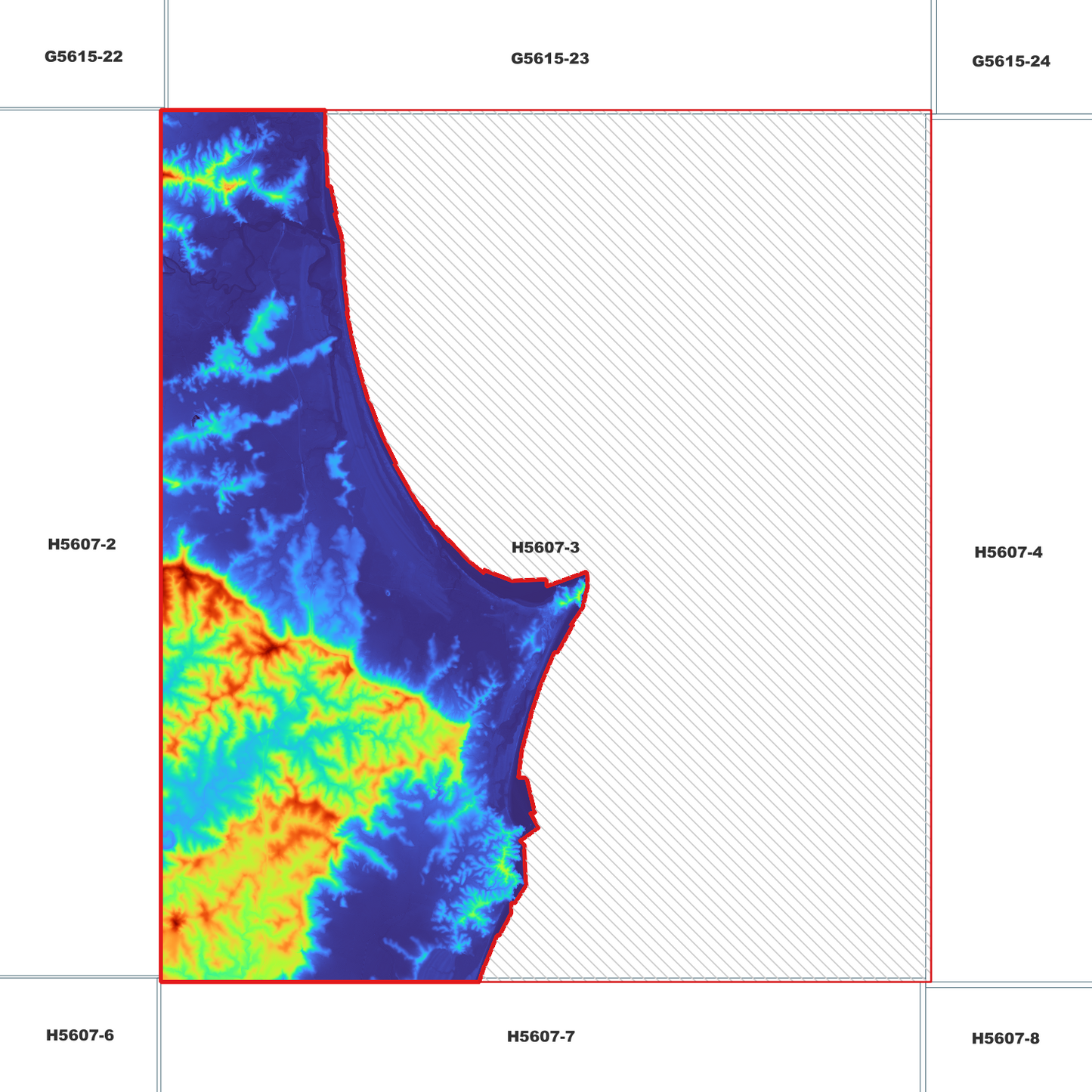 Byron 1m Digital Elevation Model (H5607-3)