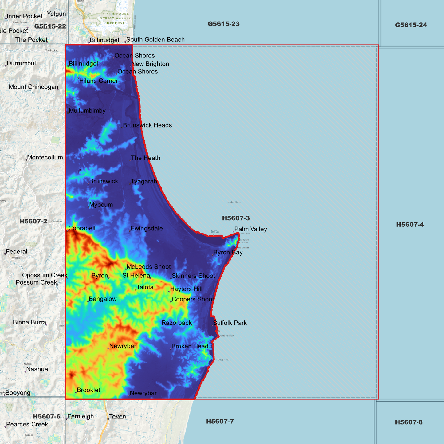 Byron 1m Digital Elevation Model (H5607-3)