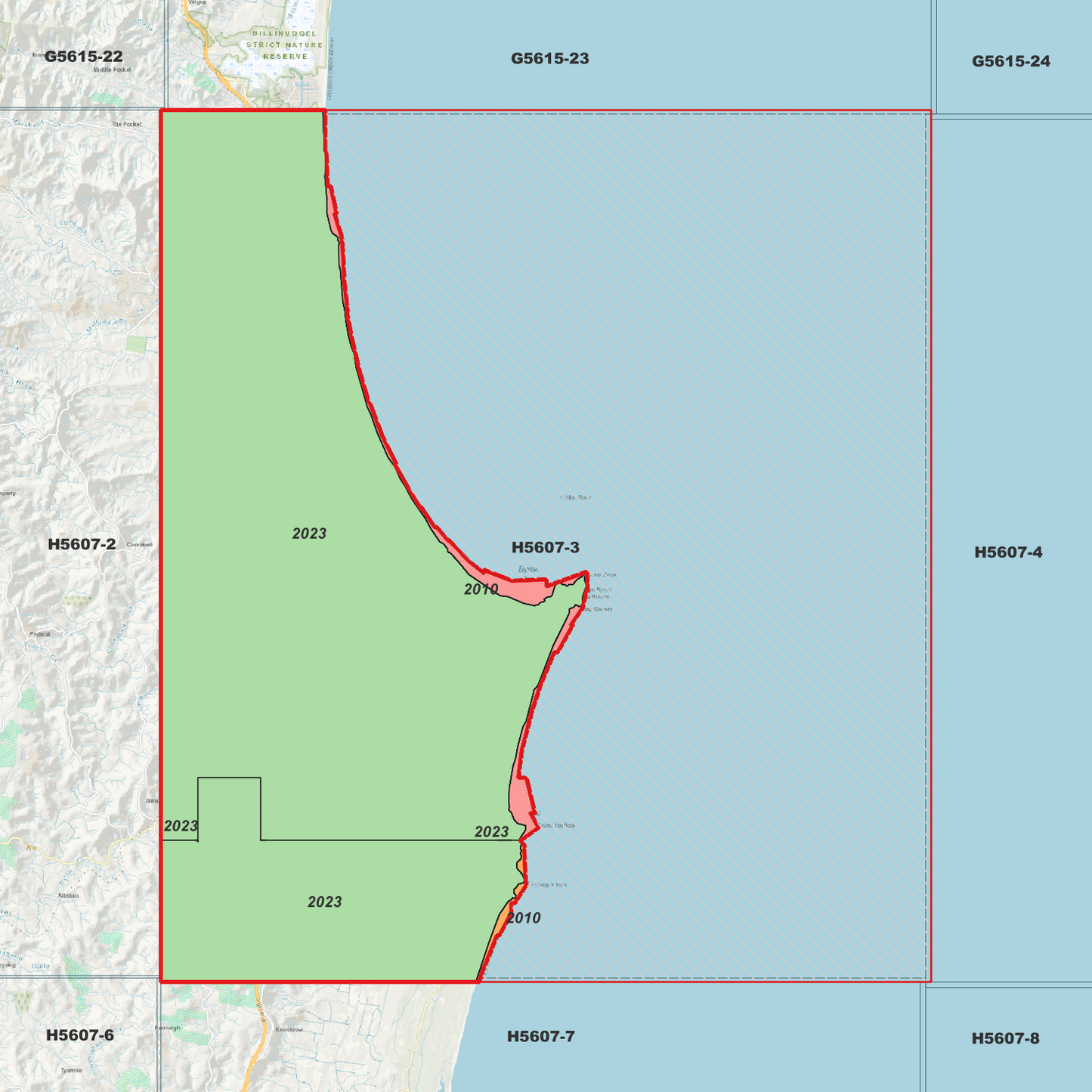 Byron 1m Digital Elevation Model (H5607-3)