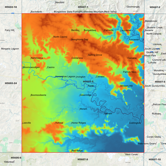 Casino 1m Digital Elevation Model (H5607-5)