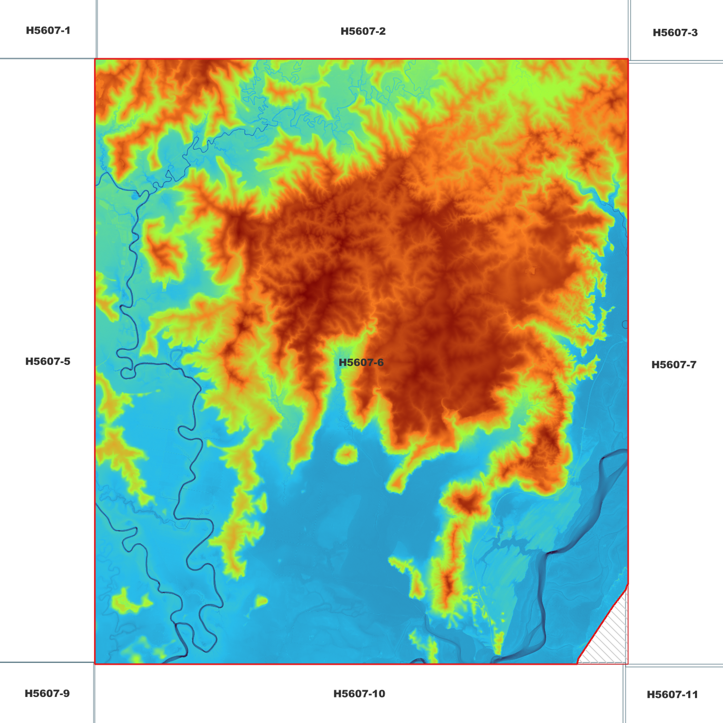 Lismore 1m Digital Elevation Model (H5607-6)