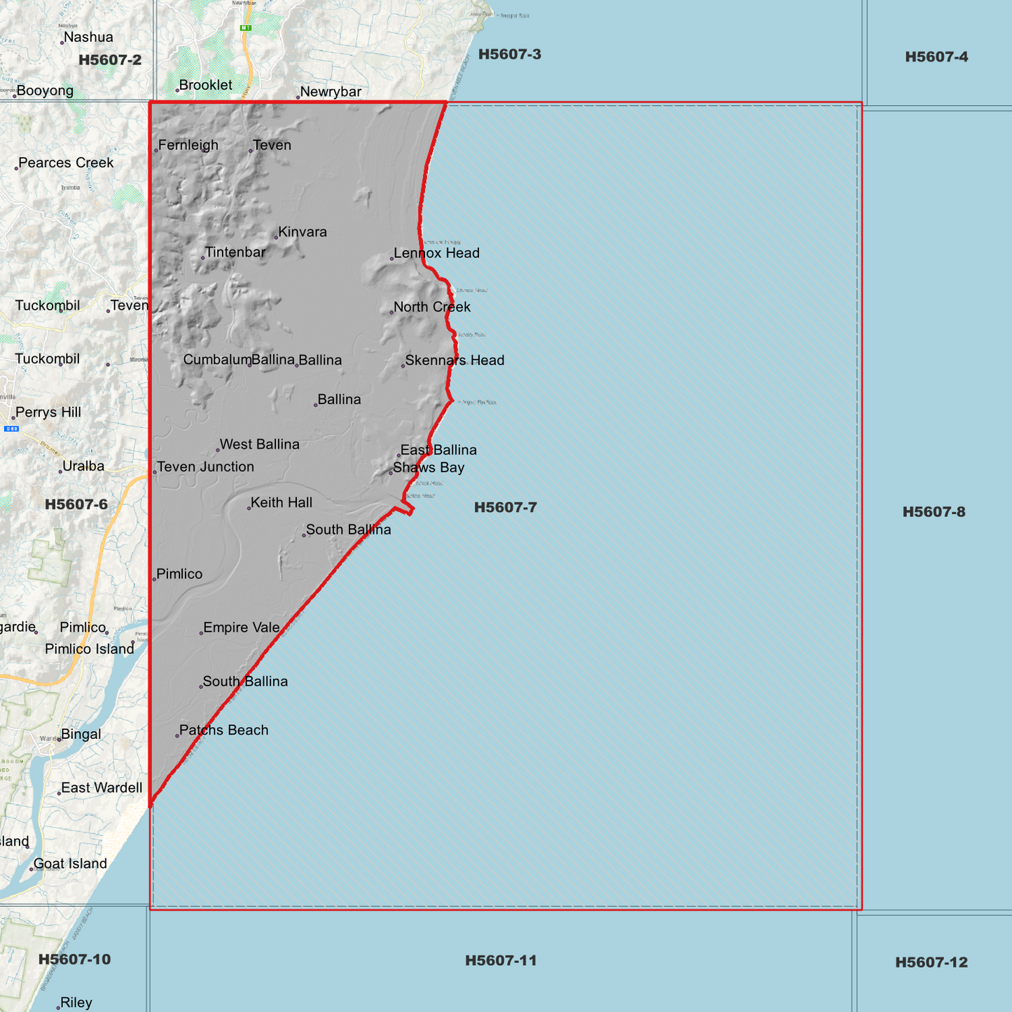 Ballina 1m Digital Elevation Model (H5607-7)