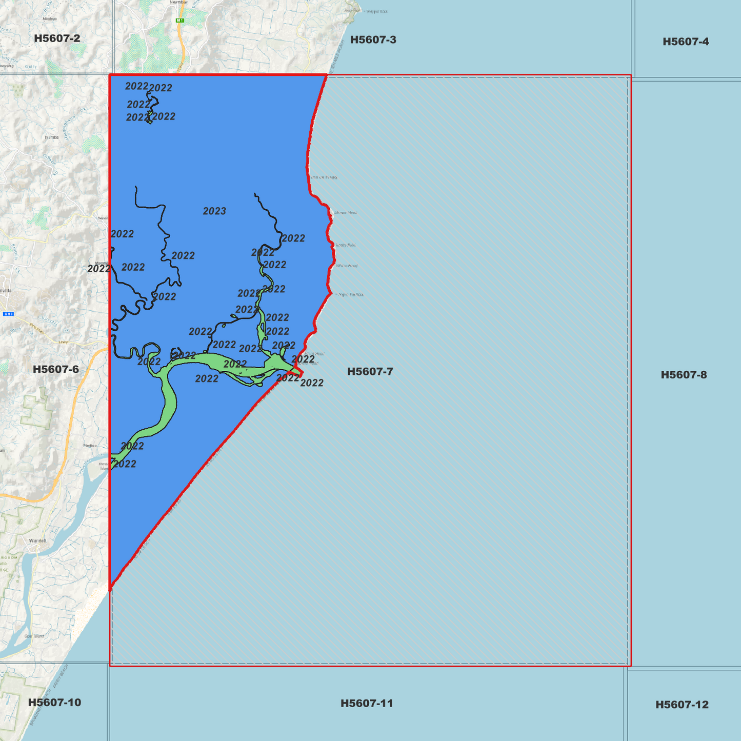 Ballina 1m Digital Elevation Model (H5607-7)