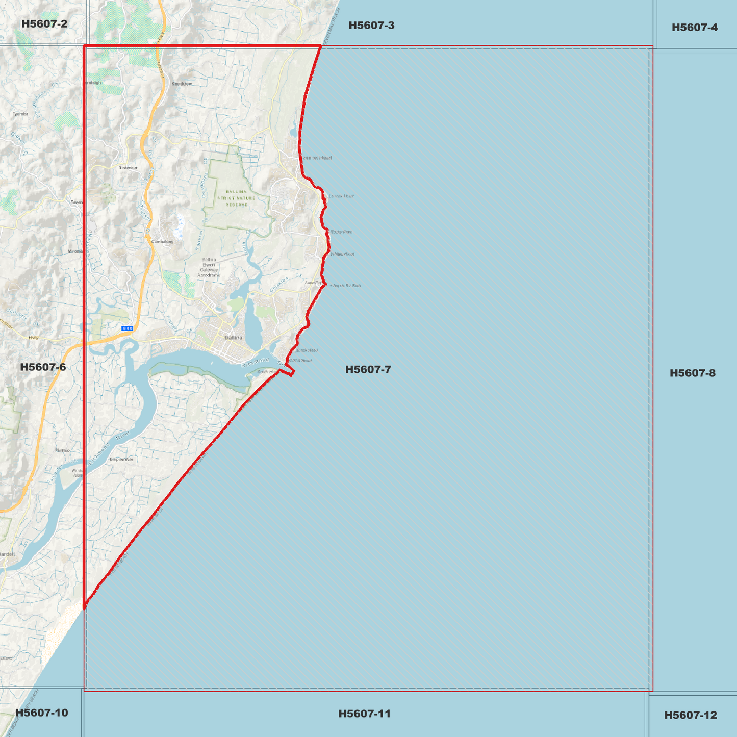 Ballina 1m Digital Elevation Model (H5607-7)