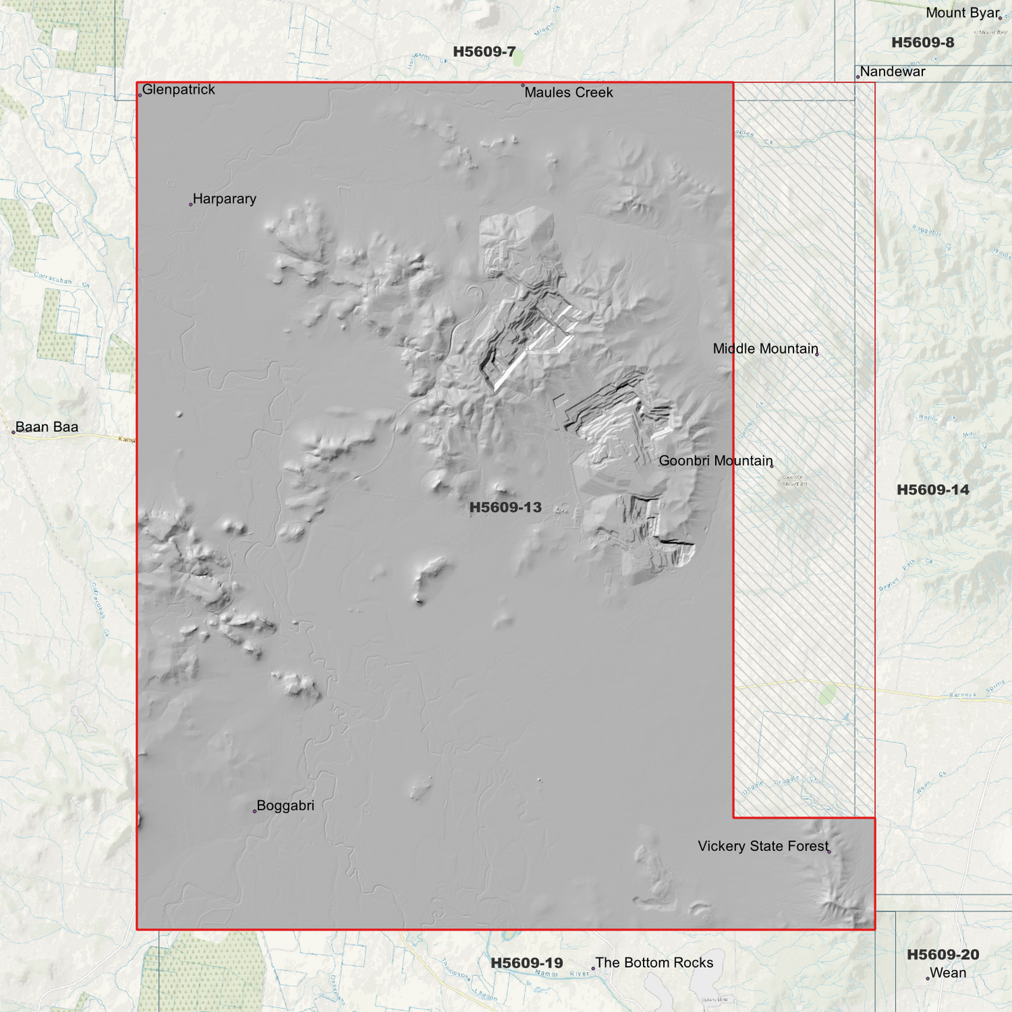 Boggabri 1m Digital Elevation Model (H5609-13)