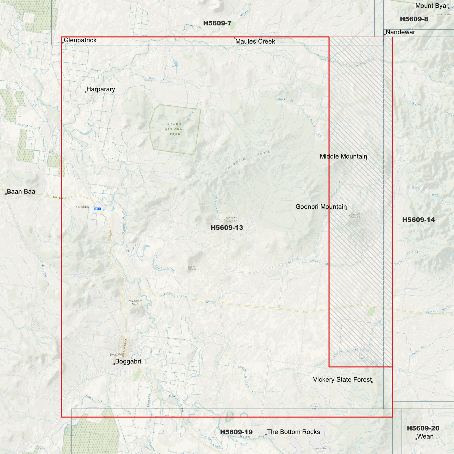 Boggabri 1m Digital Elevation Model (H5609-13)