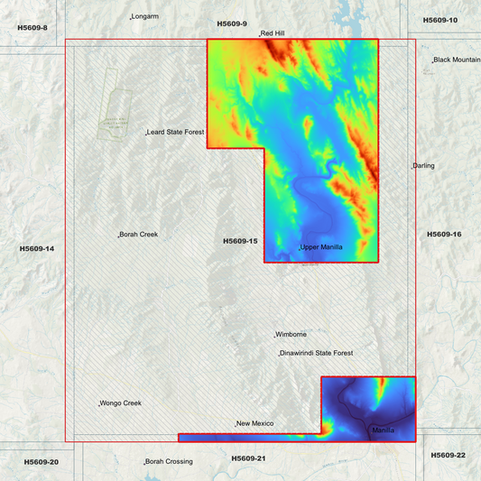 Manilla 1m Digital Elevation Model (H5609-15)