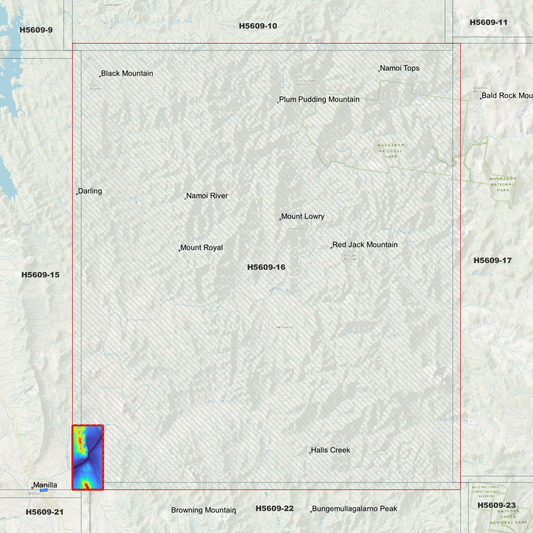 Warrabah 1m Digital Elevation Model (H5609-16)