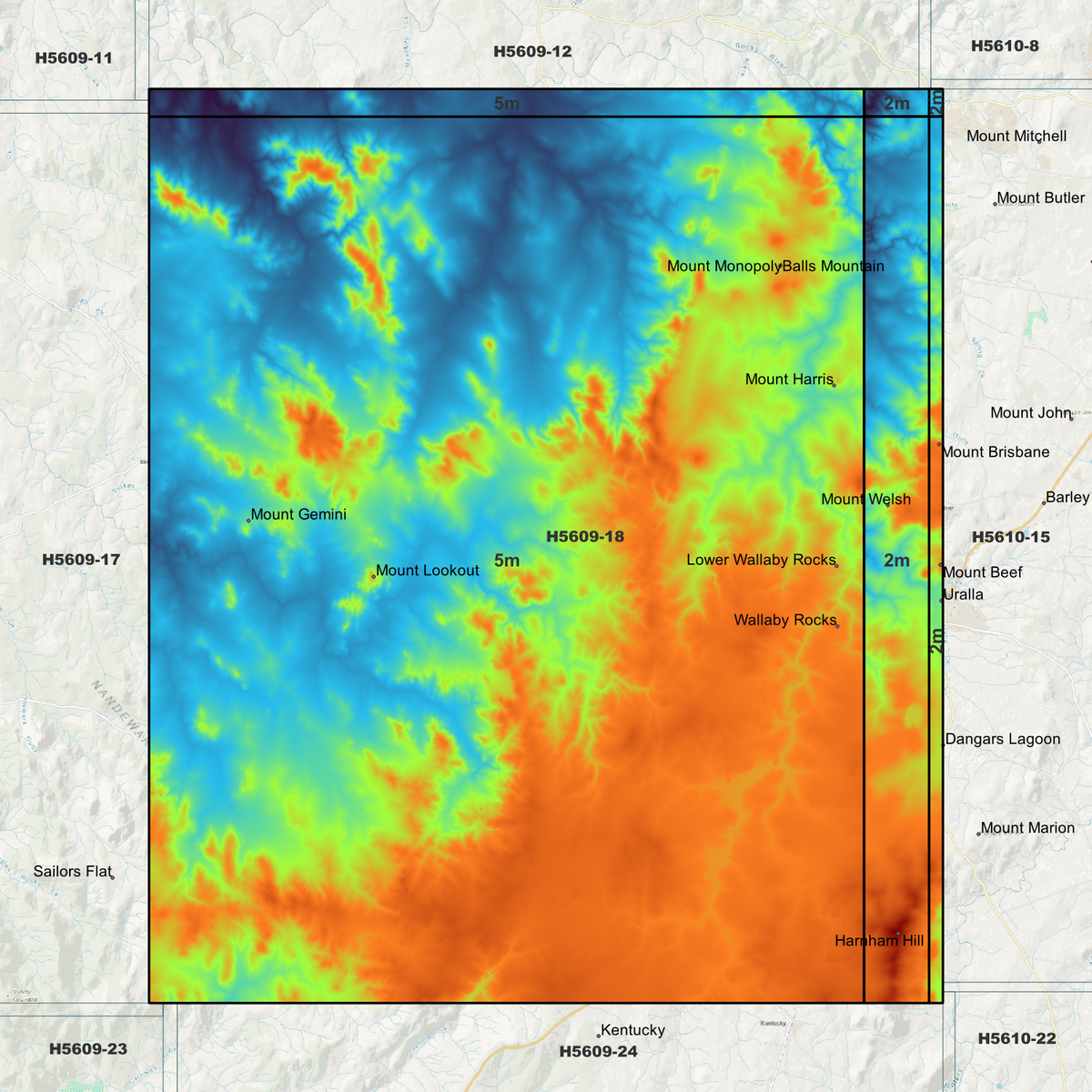 Gemini 2m & 5m Digital Elevation Models (H5609-18)