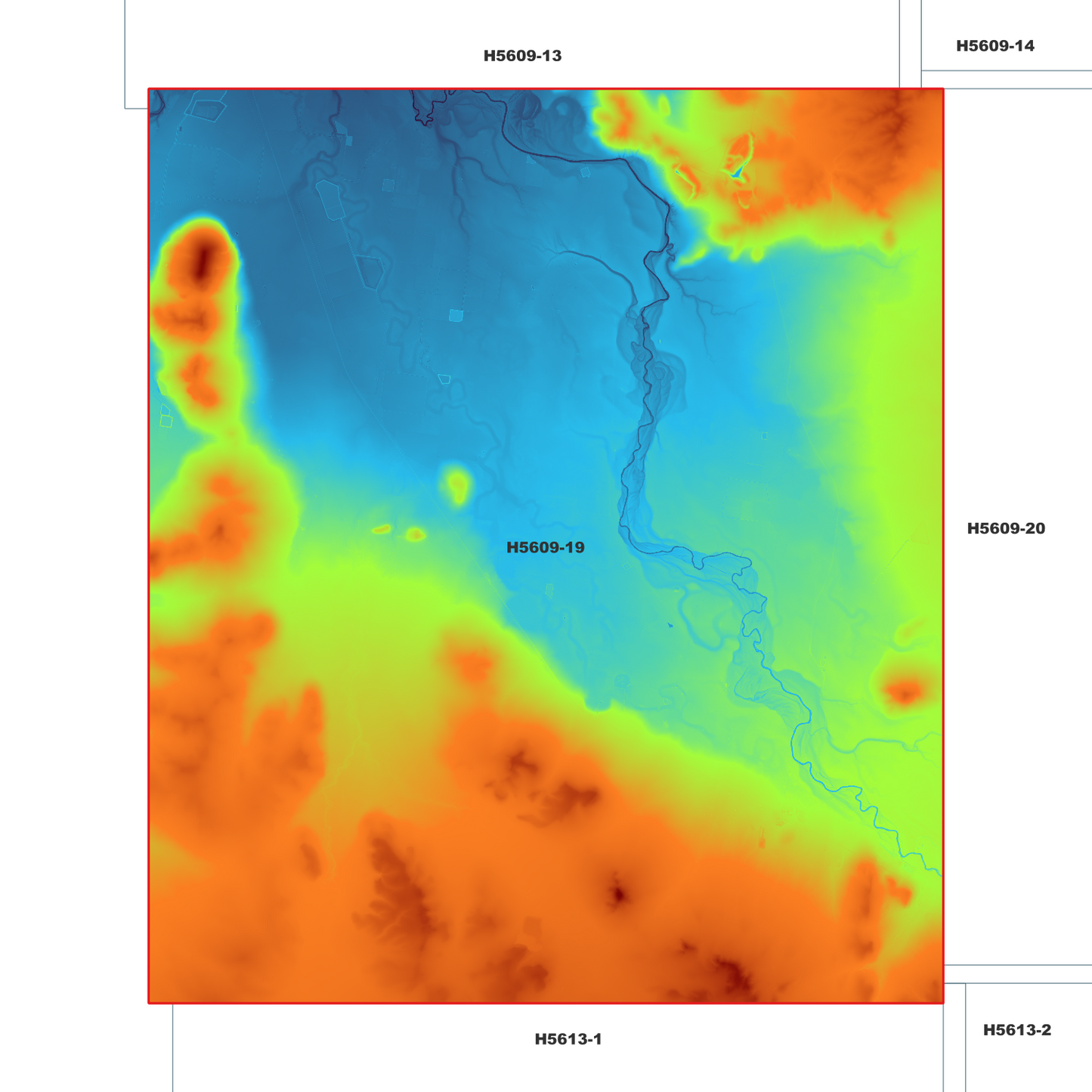 Emerald Hill 1m Digital Elevation Model (H5609-19)
