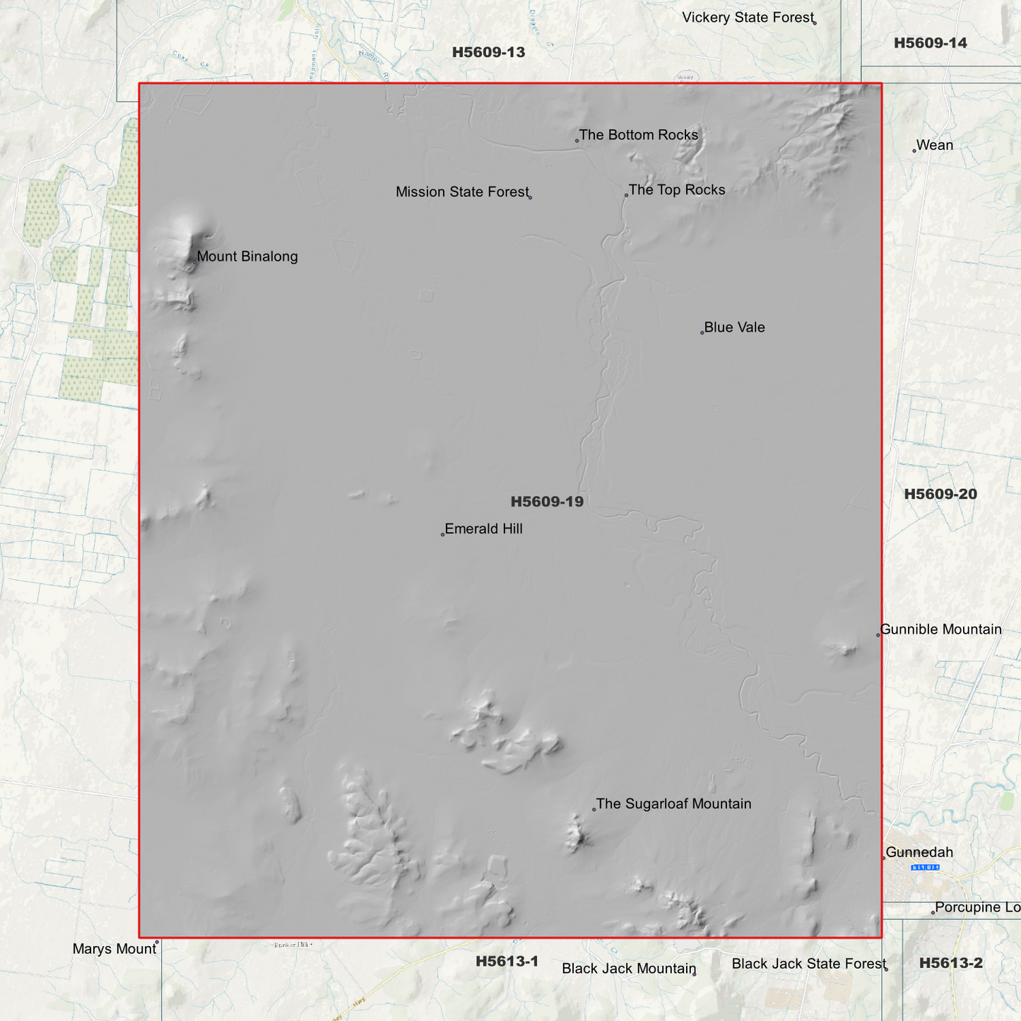 Emerald Hill 1m Digital Elevation Model (H5609-19)