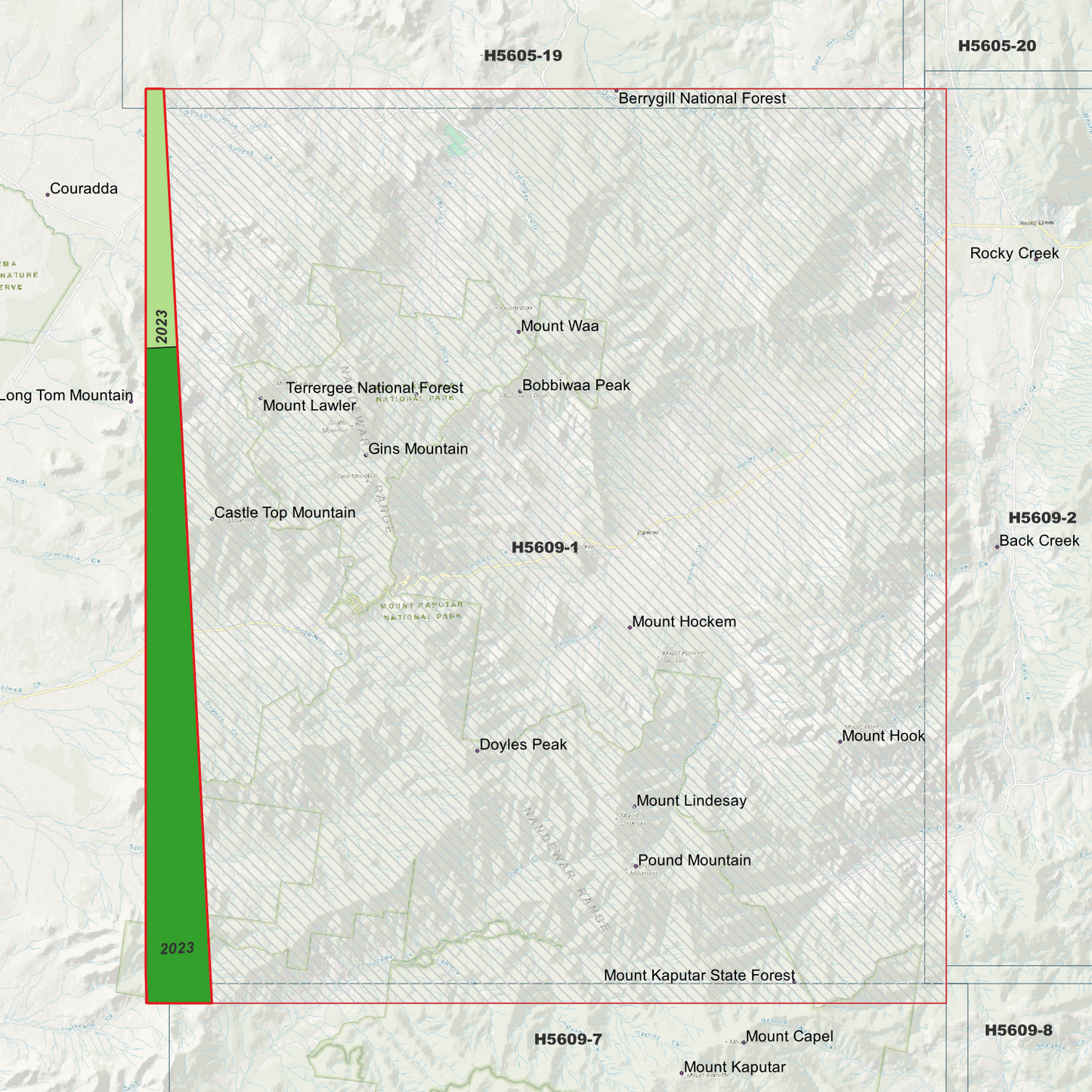 Bobbiwaa 1m Digital Elevation Model (H5609-1)