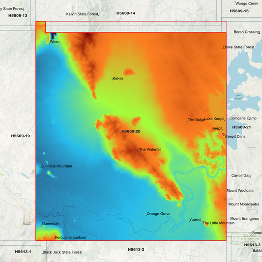 Gunnedah 1m Digital Elevation Model (H5609-20)