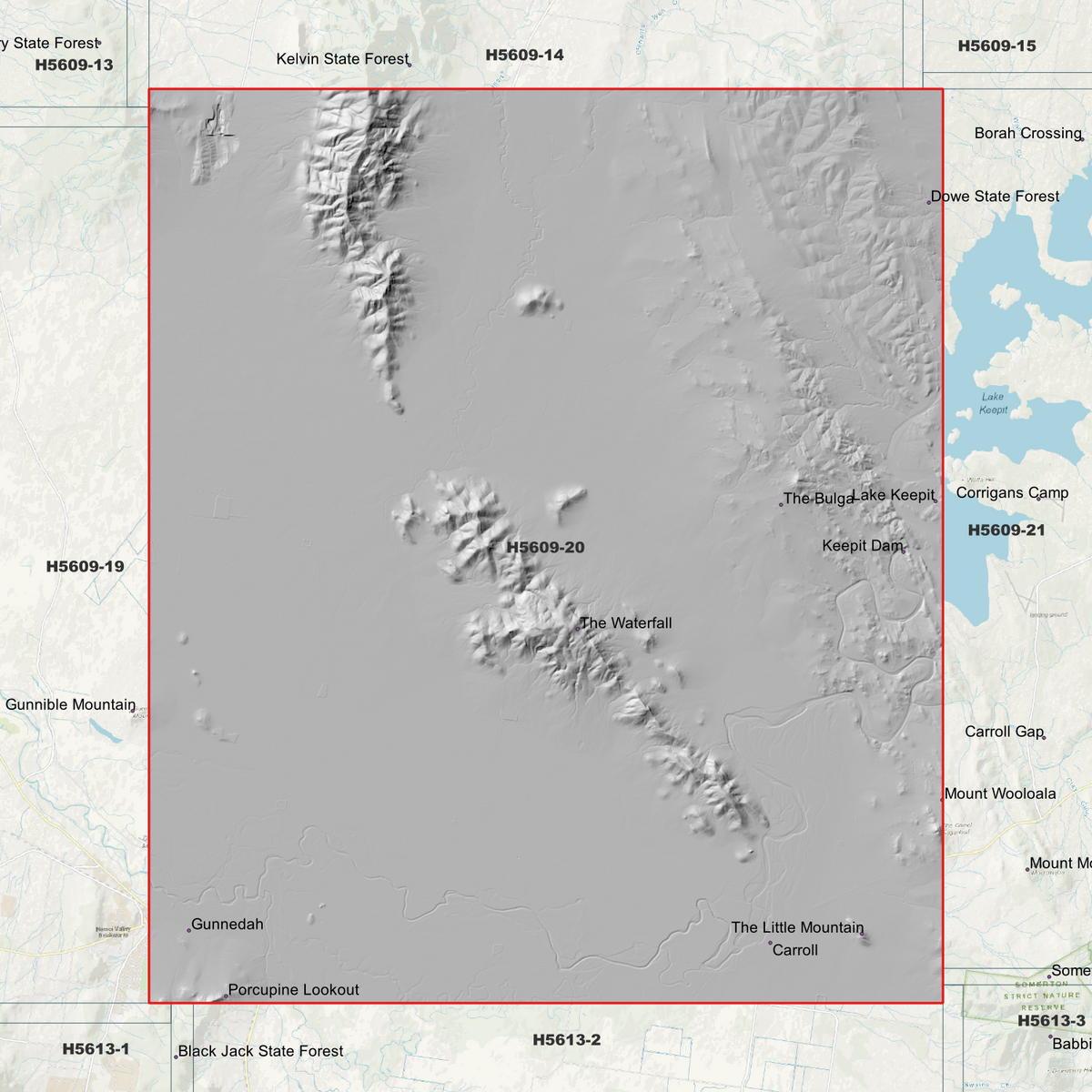 Gunnedah 1m & 5m Digital Elevation Models (H5609-20)