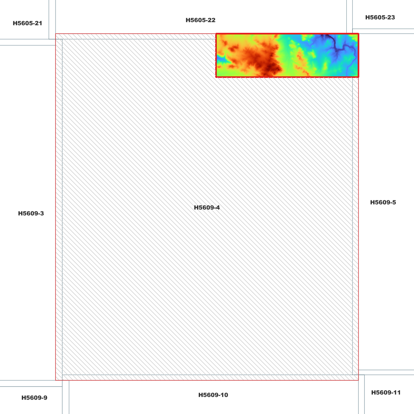 Dinner Time 1m Digital Elevation Model (H5609-4)