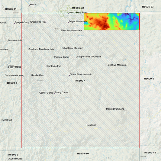 Dinner Time 1m Digital Elevation Model (H5609-4)