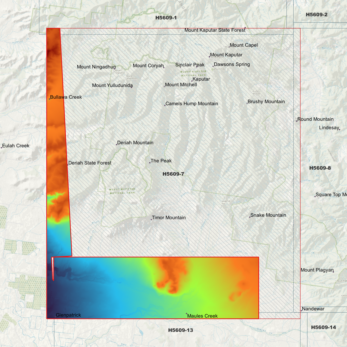 Kaputar 1m Digital Elevation Model (H5609-7)