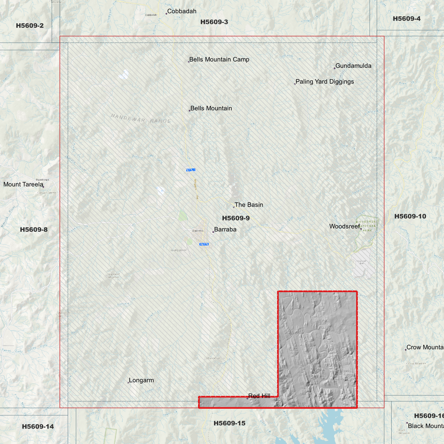 Barraba 1m Digital Elevation Model (H5609-9)