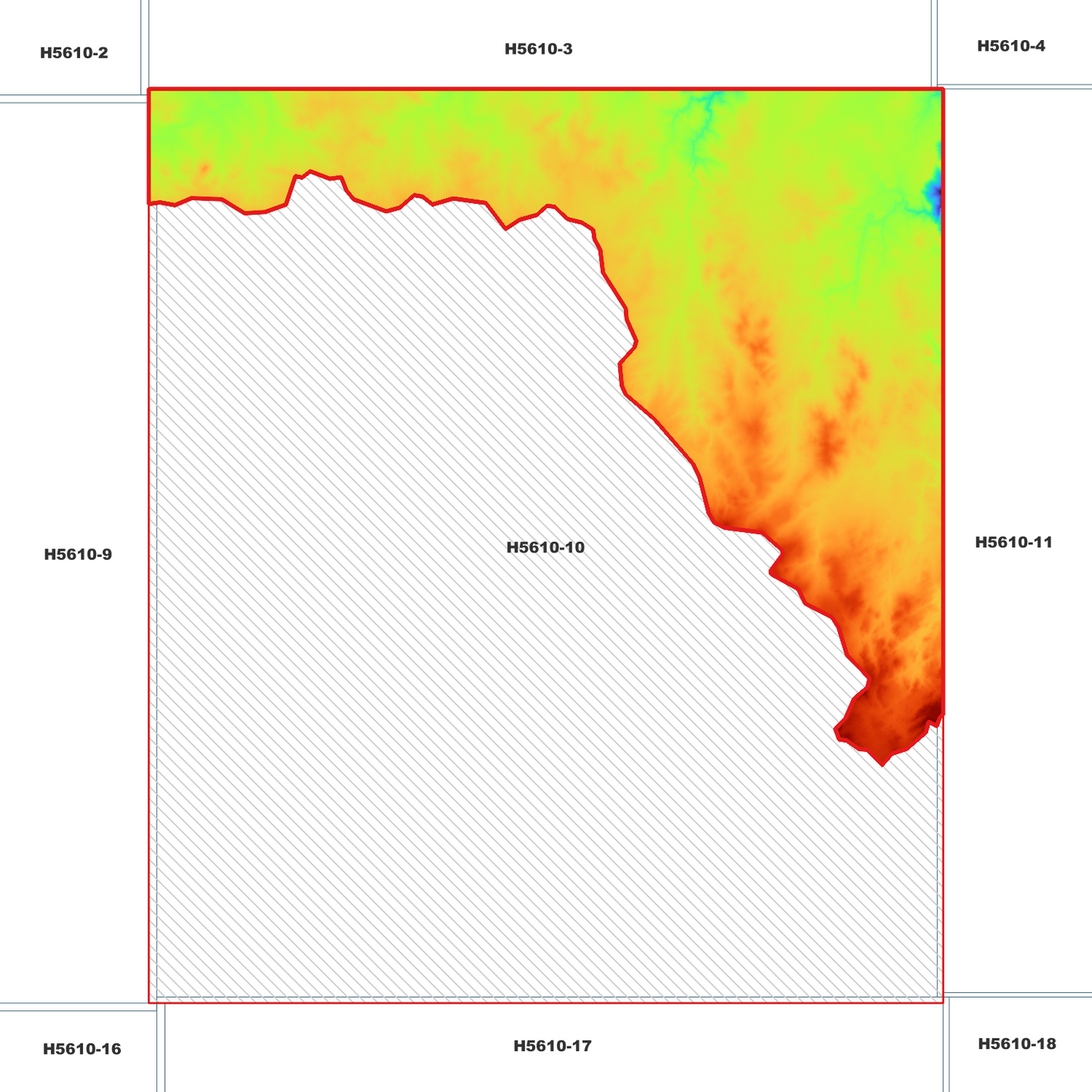 Aberfoyle 1m Digital Elevation Model (H5610-10)