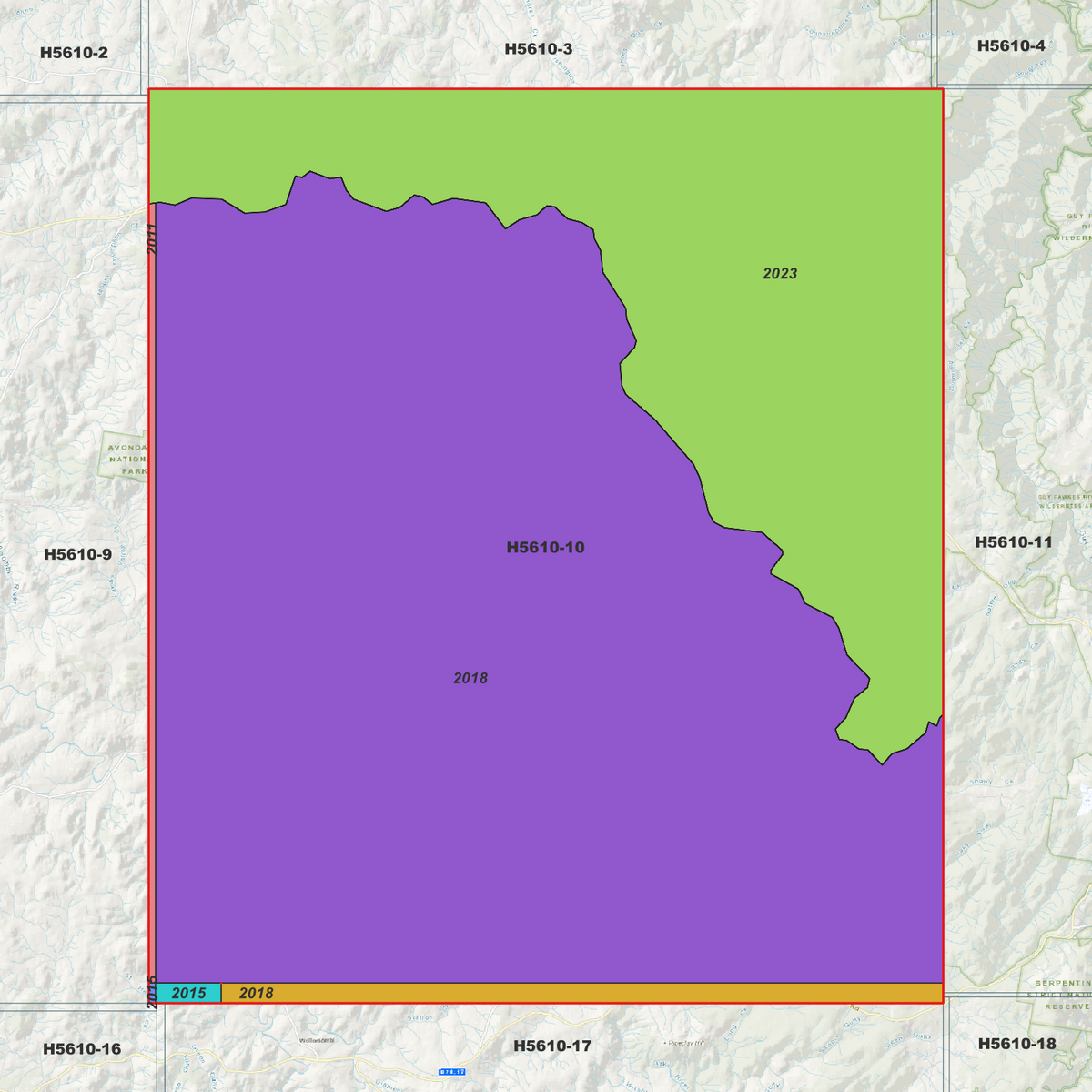 Aberfoyle 1m, 2m & 5m Digital Elevation Models (H5610-10)