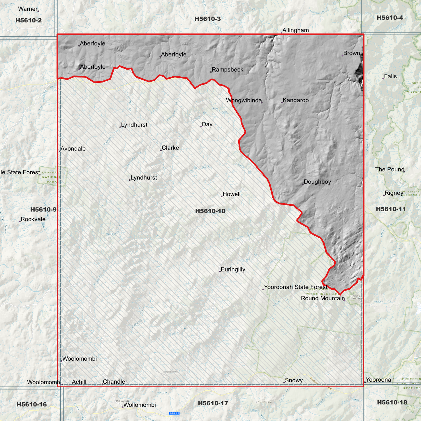 Aberfoyle 1m Digital Elevation Model (H5610-10)