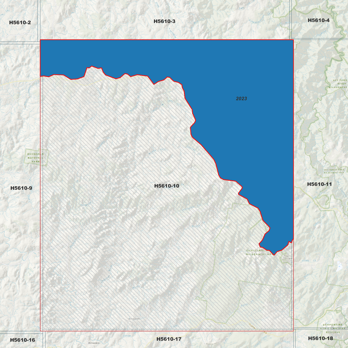 Aberfoyle 1m, 2m & 5m Digital Elevation Models (H5610-10)