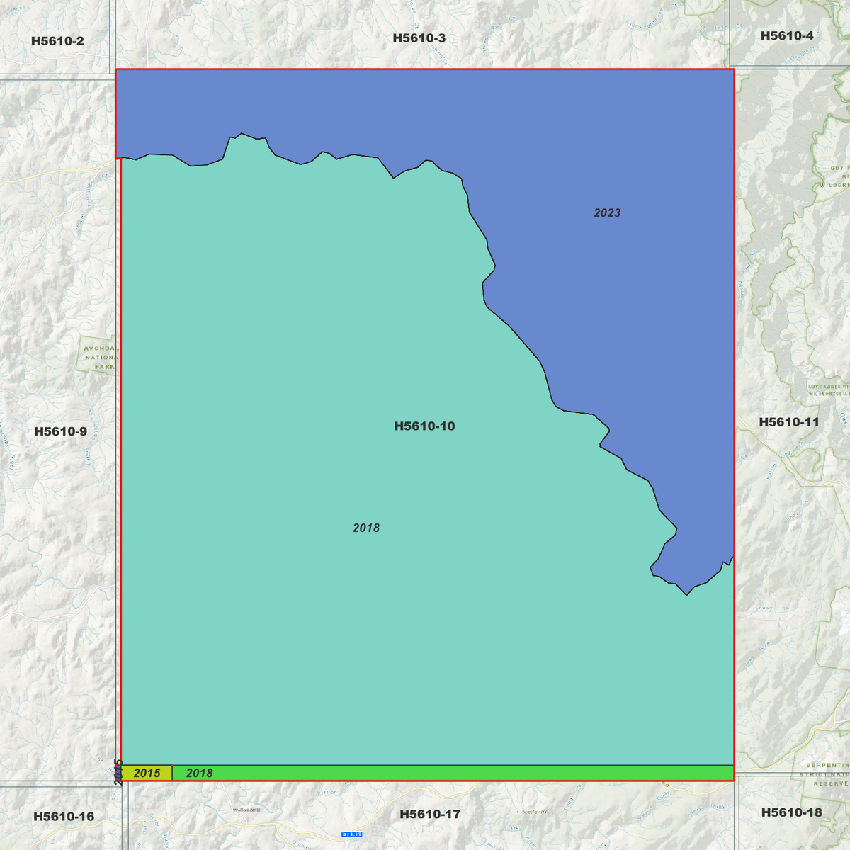 Aberfoyle 1m, 2m & 5m Digital Elevation Models (H5610-10)