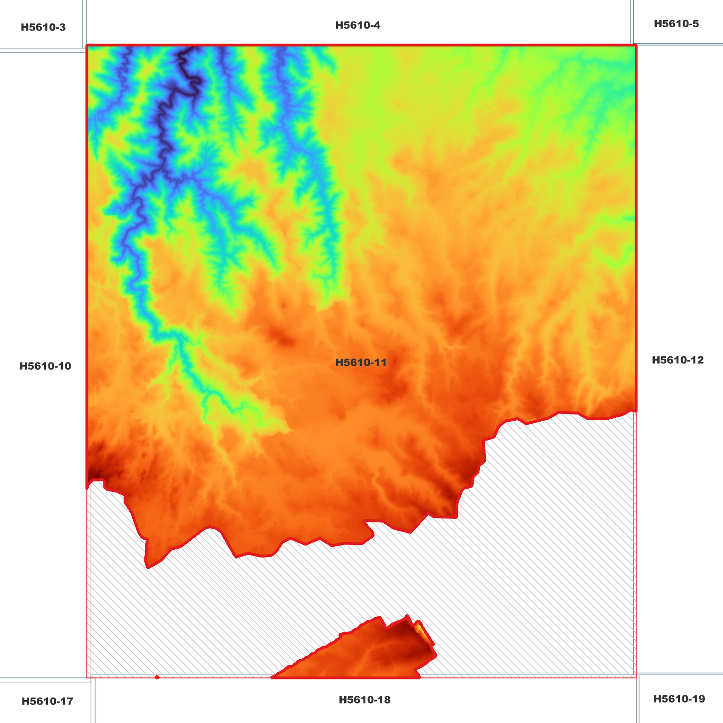 Ebor 1m Digital Elevation Model (H5610-11)
