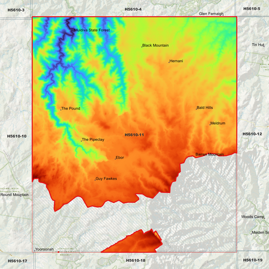 Ebor 1m Digital Elevation Model (H5610-11)