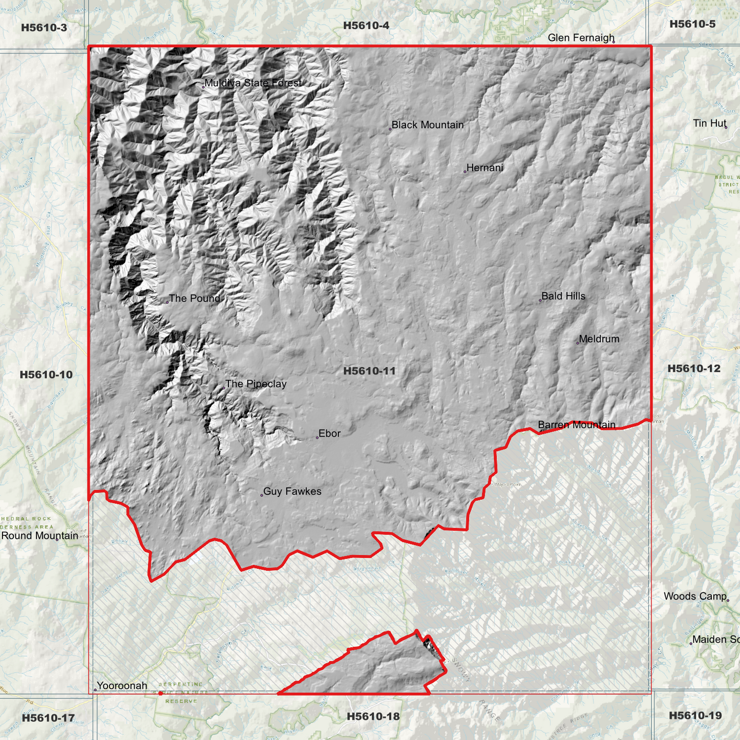 Ebor 1m Digital Elevation Model (H5610-11)
