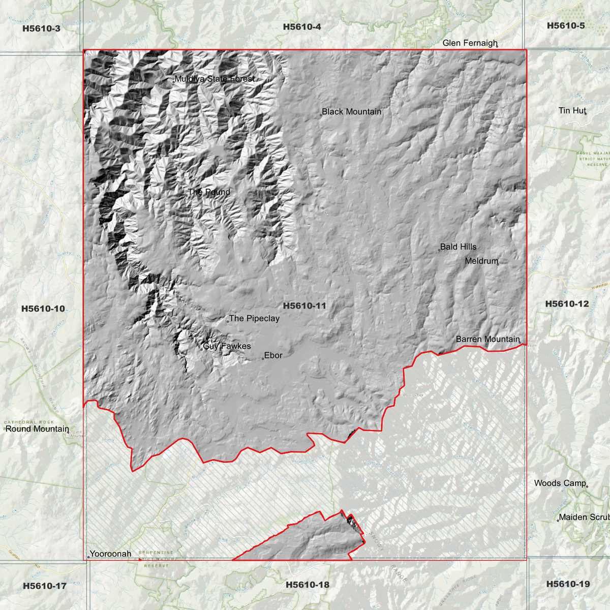 Ebor 1m & 2m Digital Elevation Models (H5610-11)