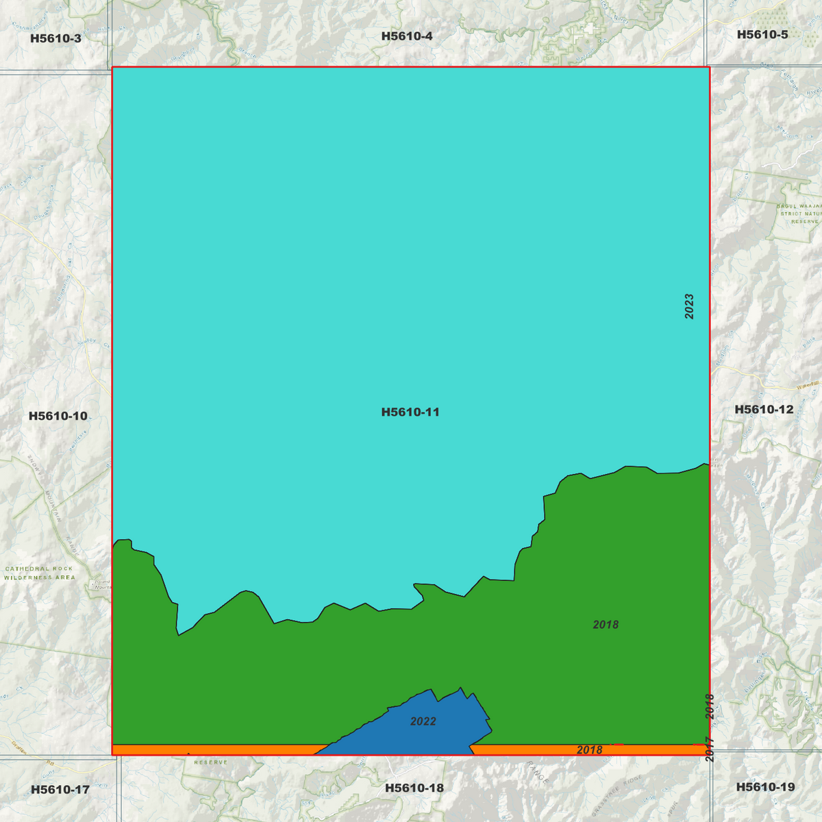 Ebor 1m & 2m Digital Elevation Models (H5610-11)