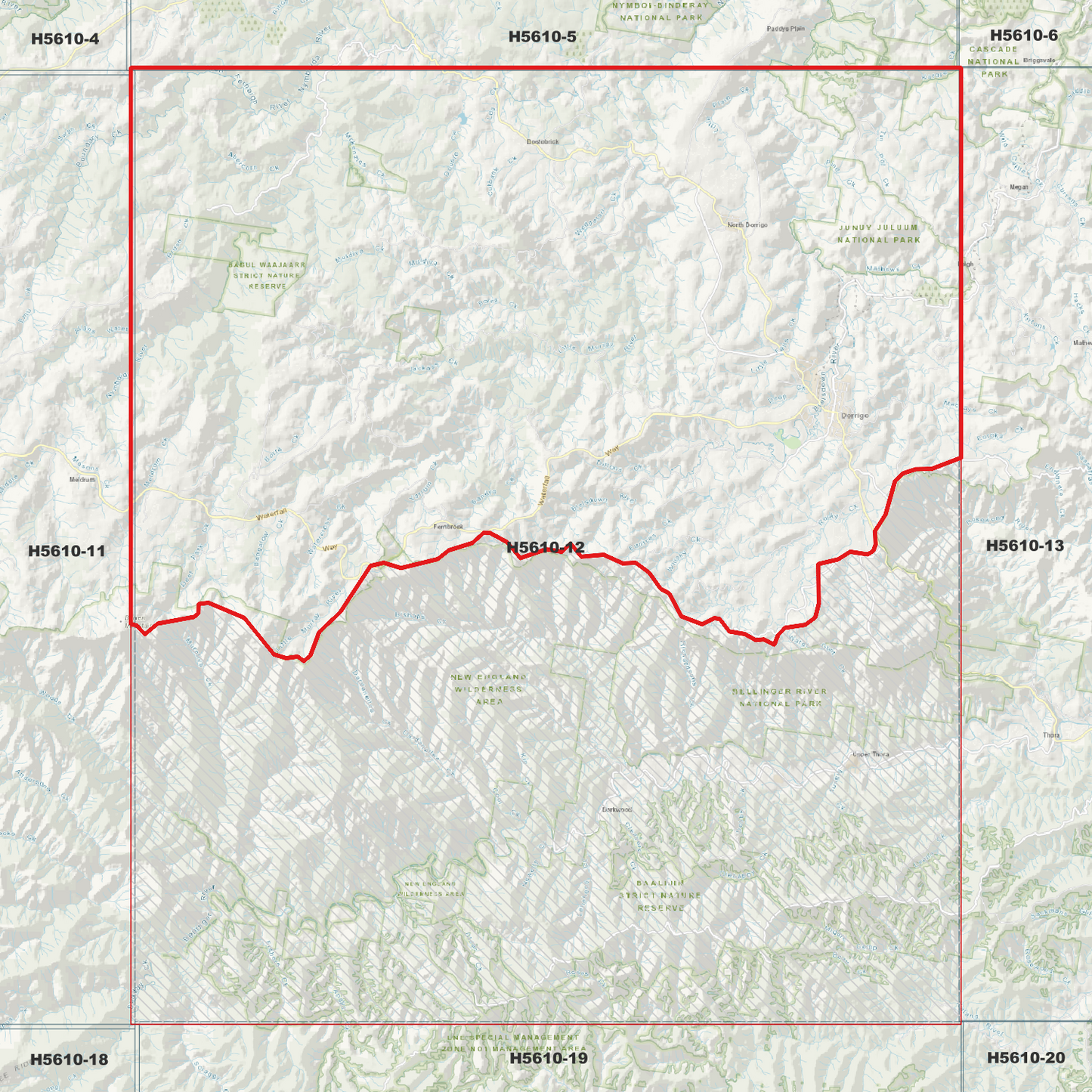 Dorrigo 1m Digital Elevation Model (H5610-12)