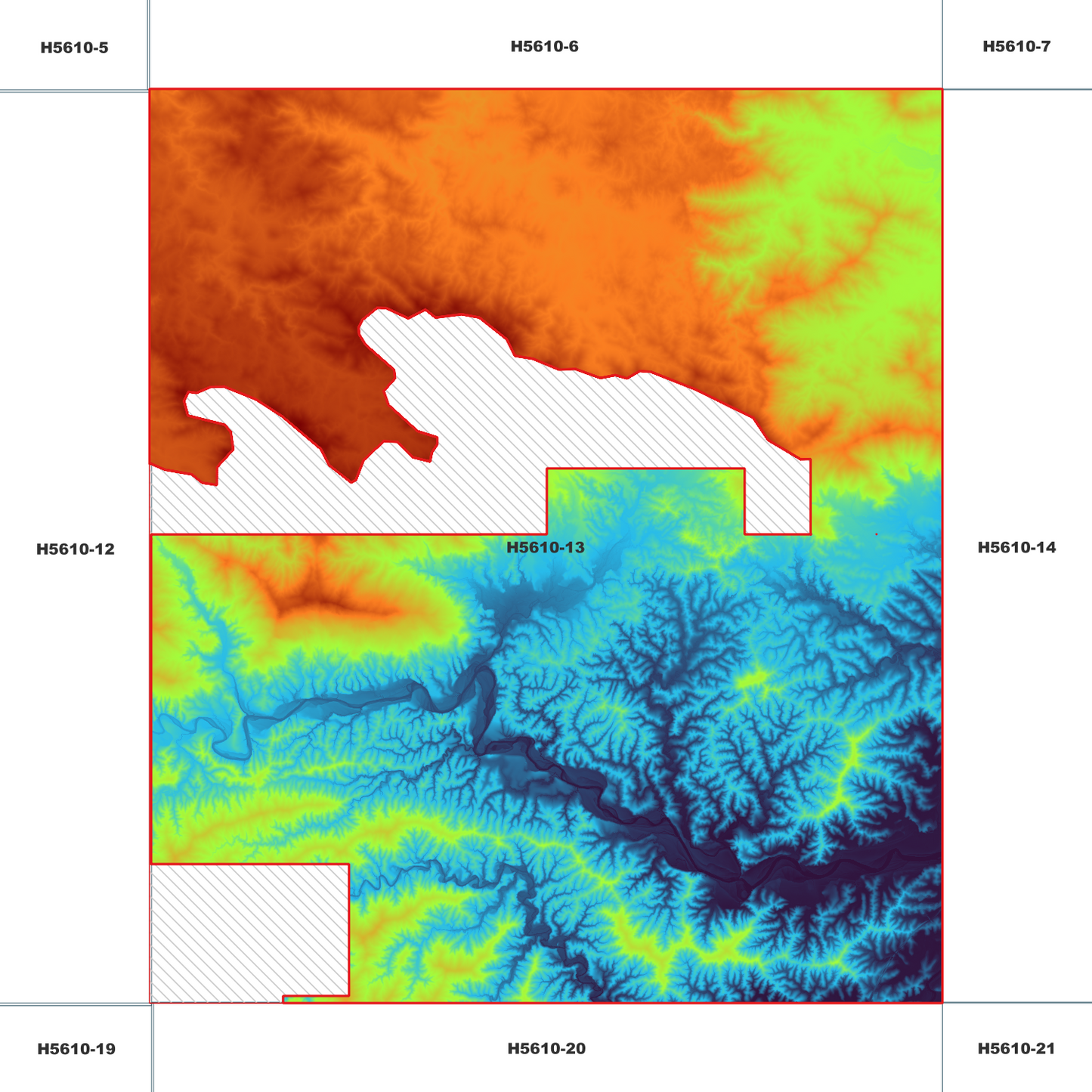 Bellingen 1m Digital Elevation Model (H5610-13)