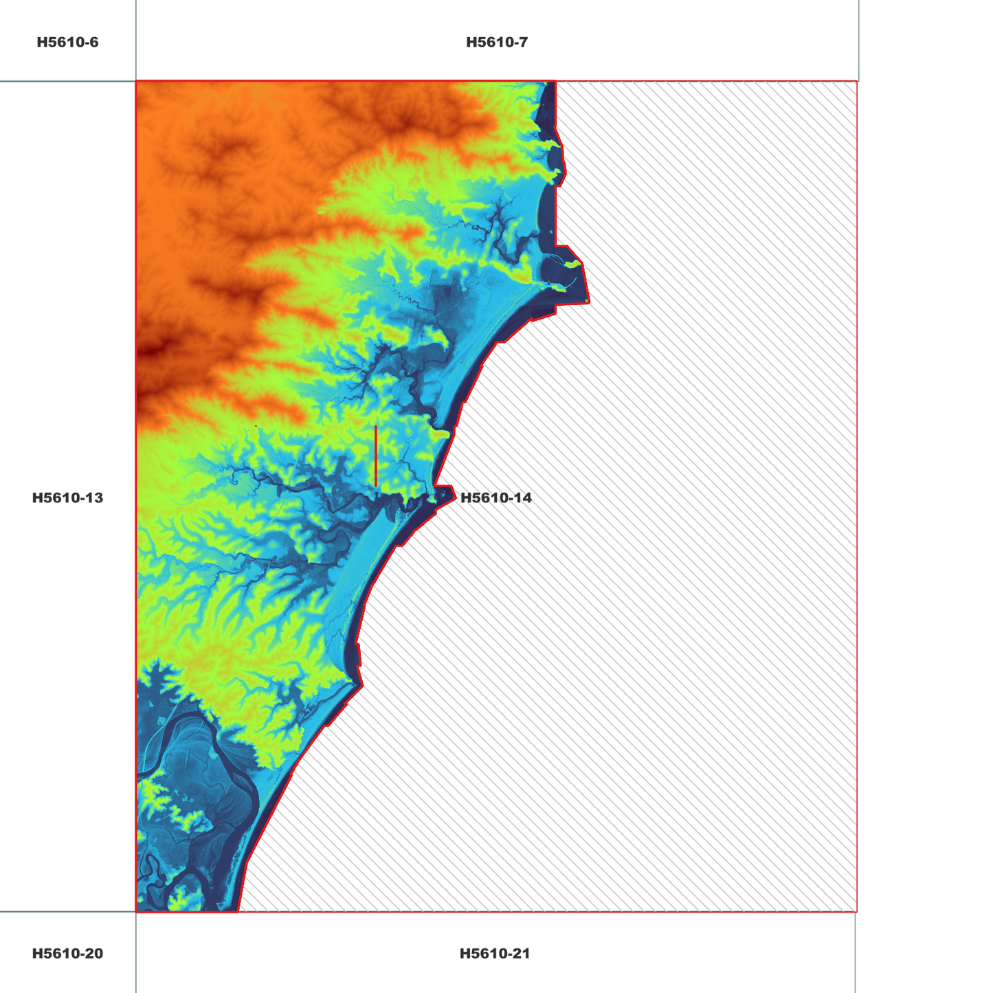 Coffs Harbour 1m Digital Elevation Model (H5610-14)