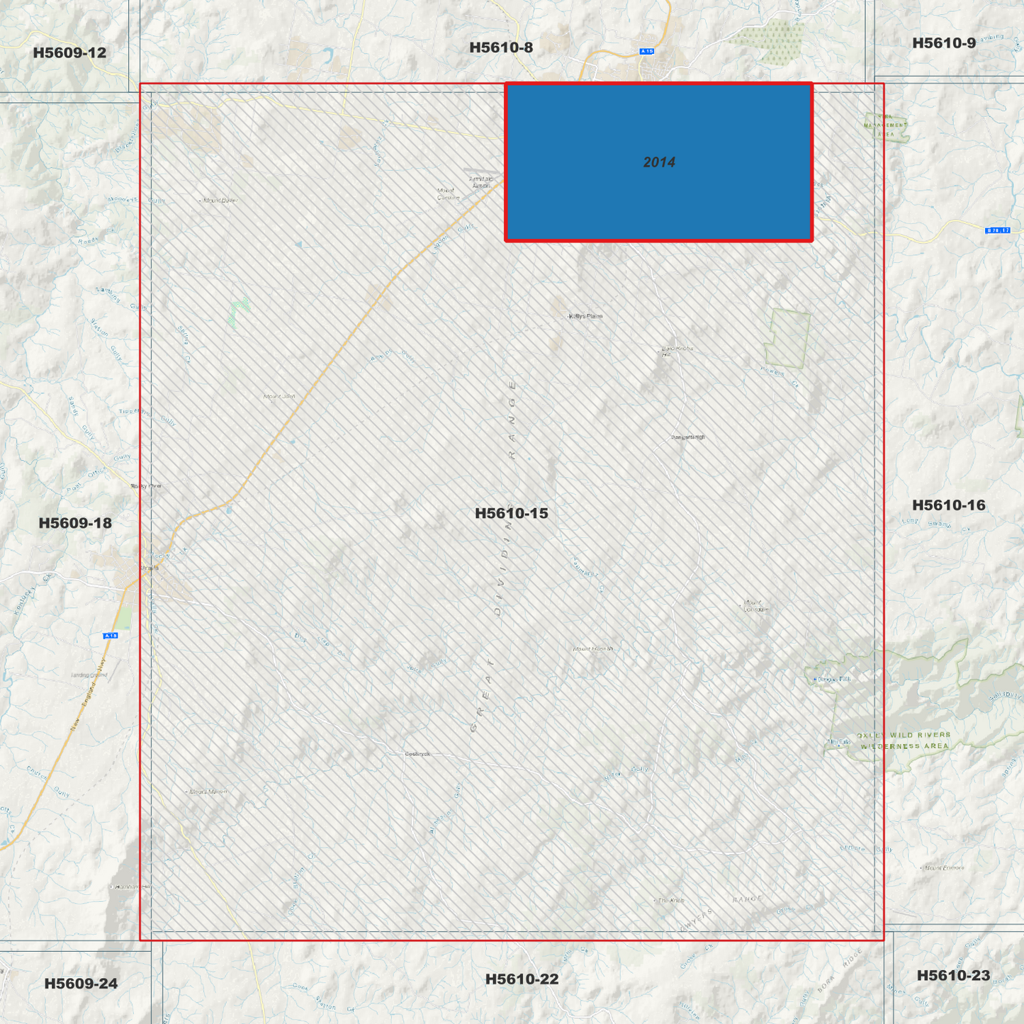 Armidale 1m Digital Elevation Model (H5610-15)