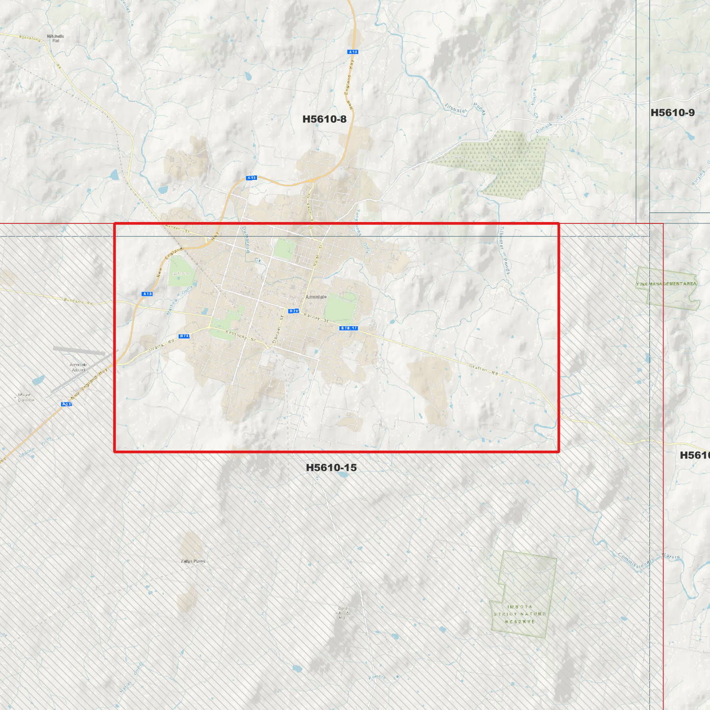 Armidale 1m Digital Elevation Model (H5610-15)