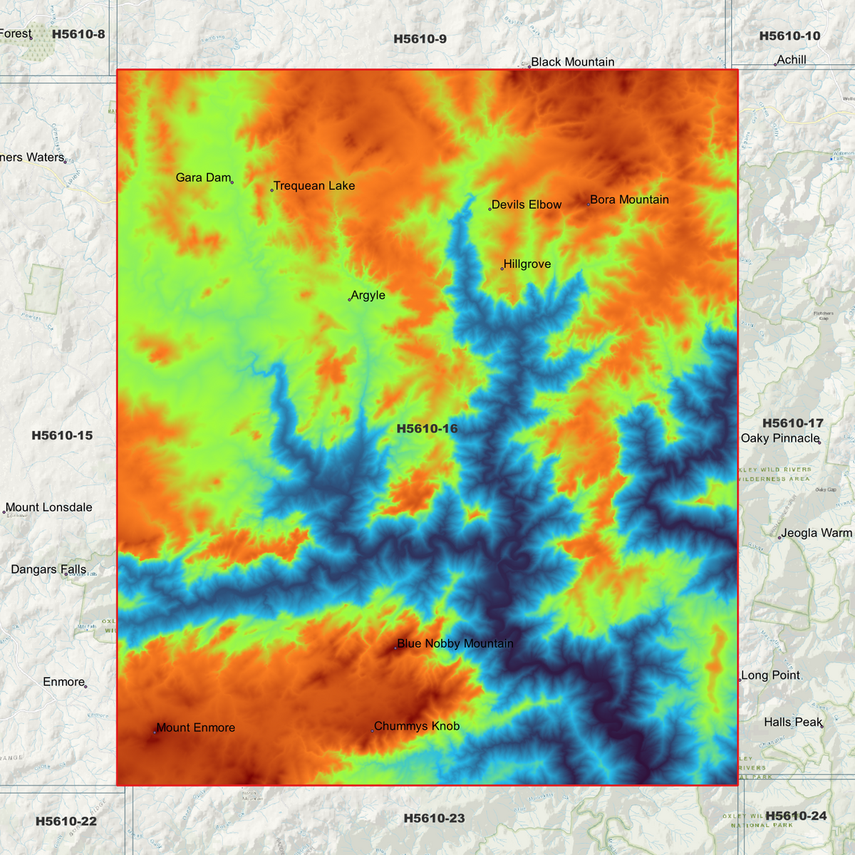 Blue Knobby 2m Digital Elevation Models (H5610-16)