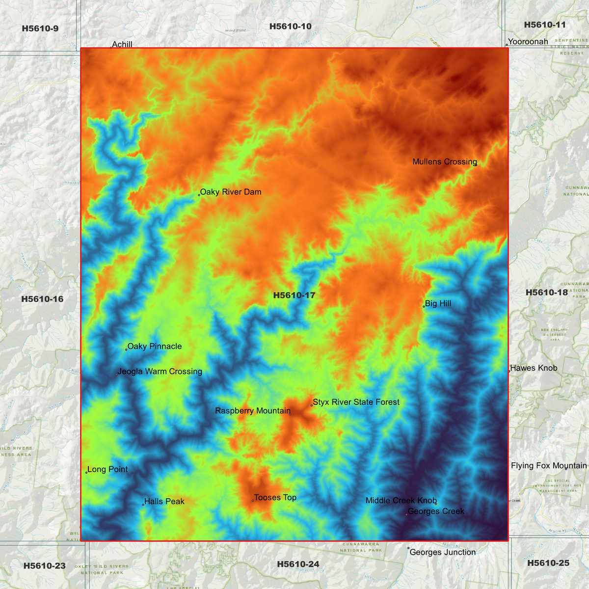 Styx 1m & 2m Digital Elevation Models (H5610-17)