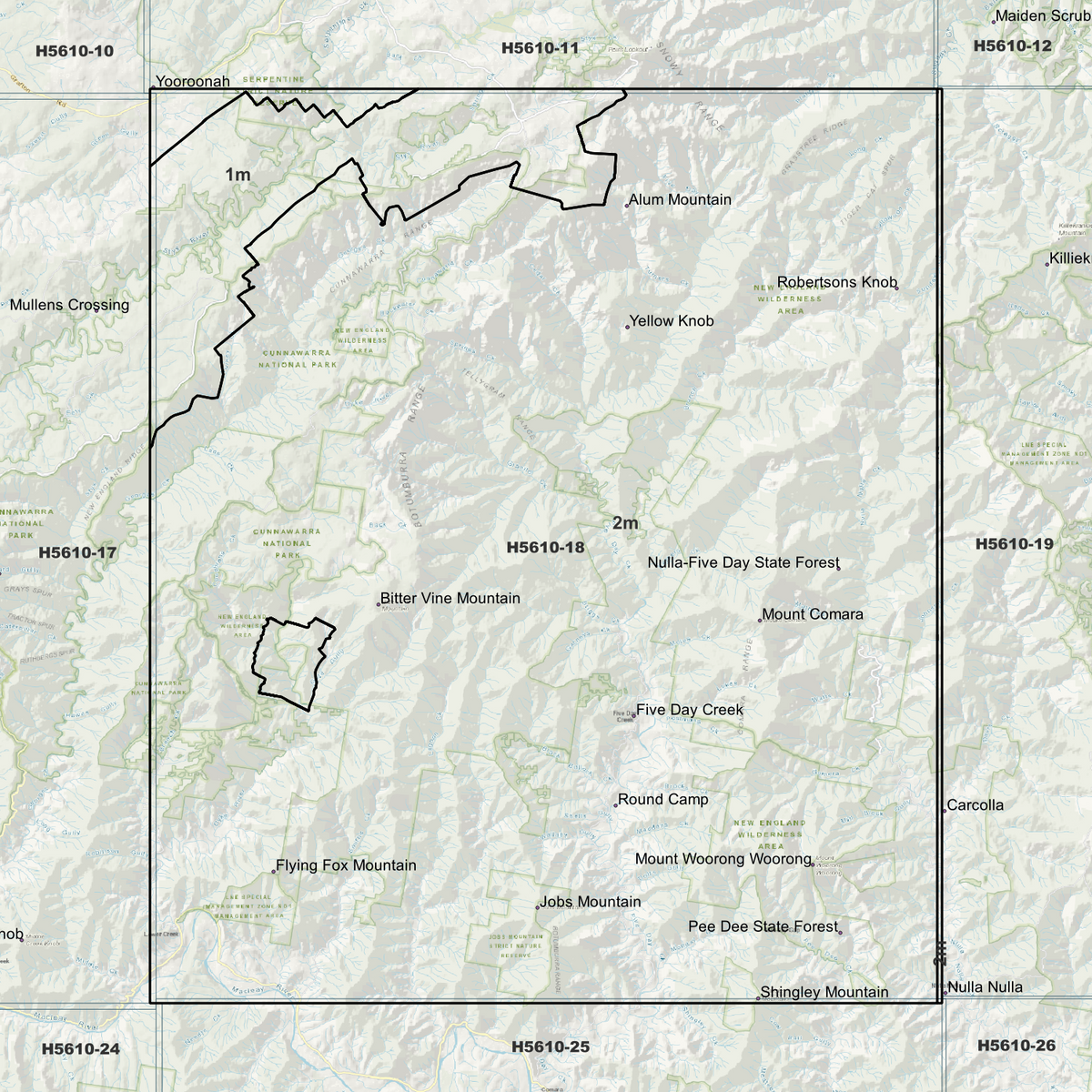 Jobs 1m & 2m Digital Elevation Models (H5610-18)